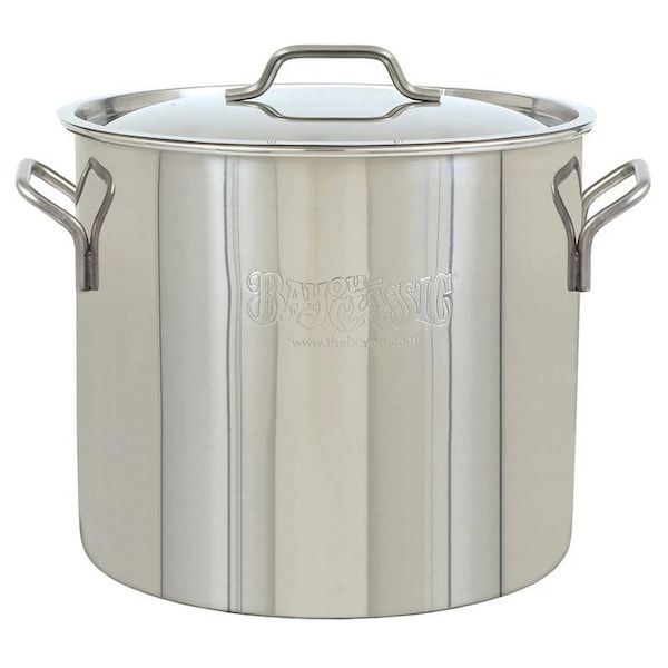 King Kooker Bayou Classic Economy Stainless Steel Brew Kettle 30 qt 12.5 in. L X 13.25 in. W 1 pc 1430 - main
